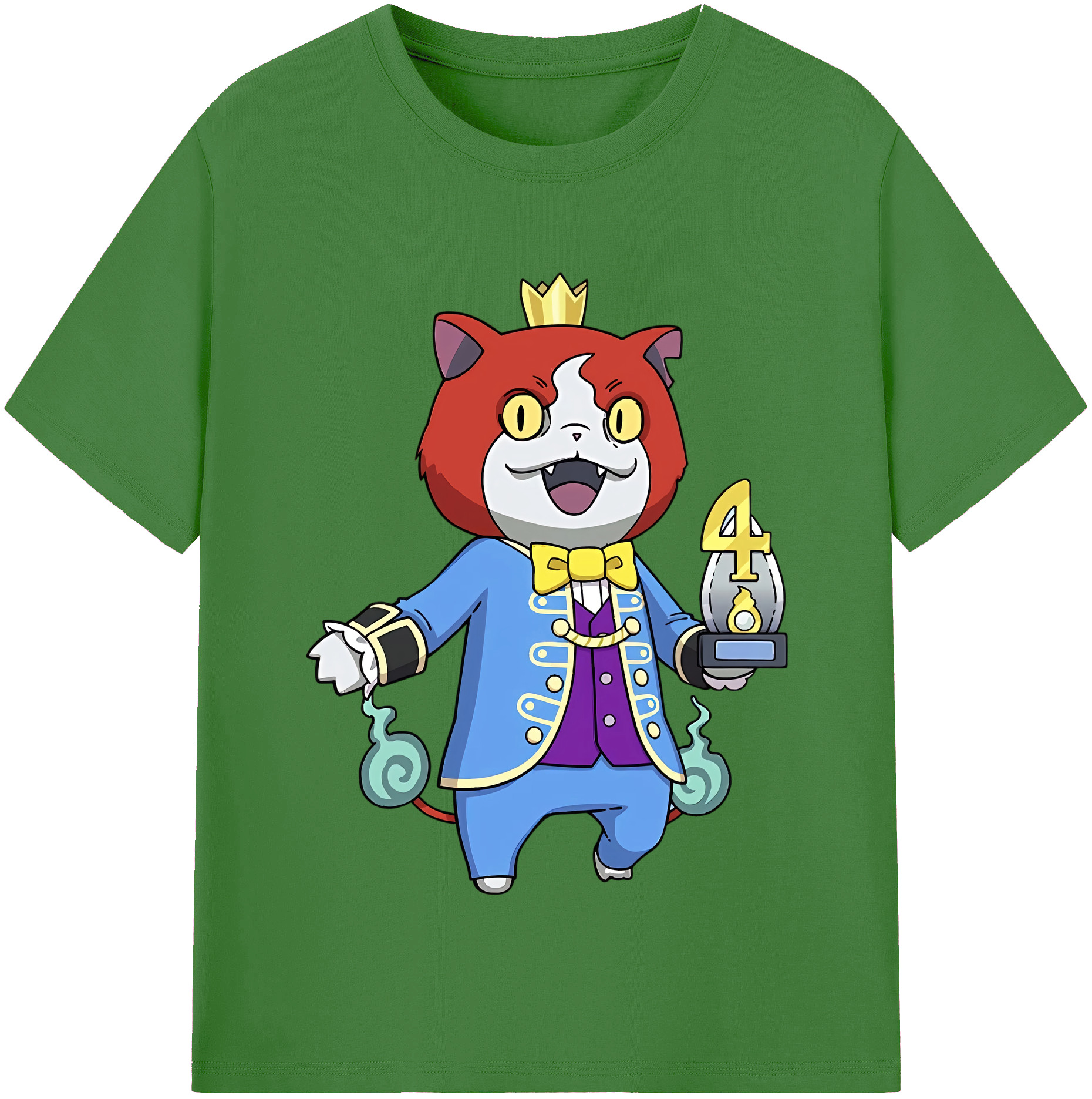 （画像用） 妖怪ウォッチ Yo-kai Watch レディースカジュアルプリントTシャツ（綿100％）